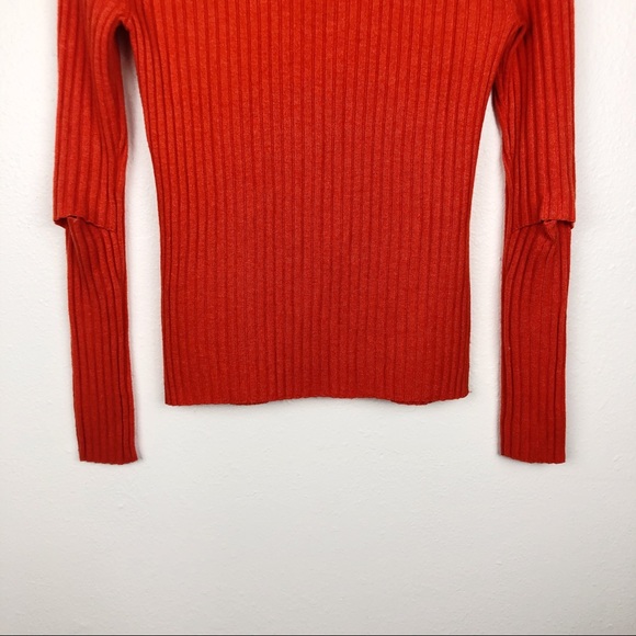 FRAME Cutout Ribbed Sweater - Picture 5 of 8